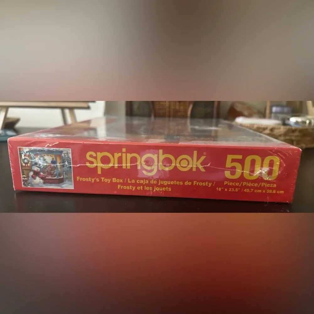 Springbok 2012 Frosty's‎ Toy Box 500pc Jigsaw Puzzle